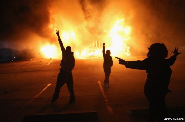 No rioting at all.